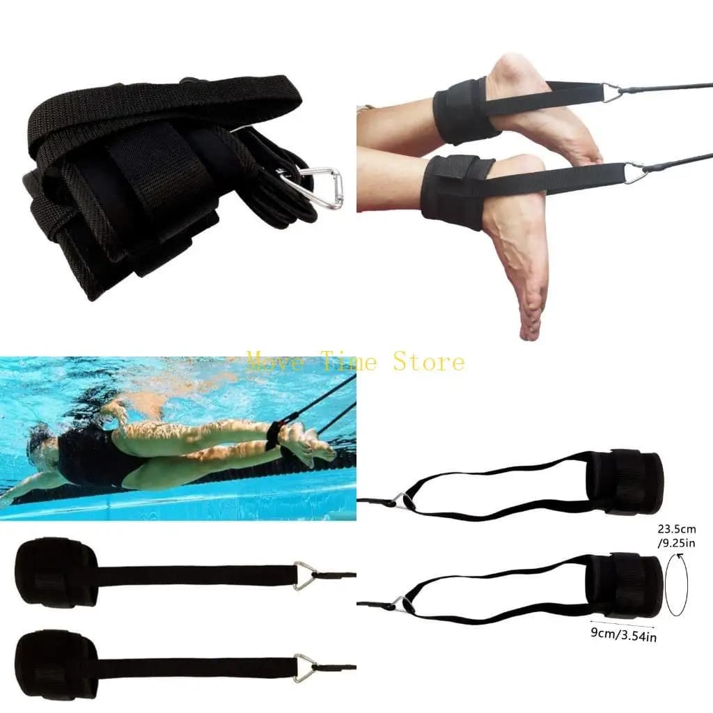 92ME Cinturino alla caviglia leggero Cinturino alla caviglia da nuoto Cintura per esercizi Corda elastica resistente