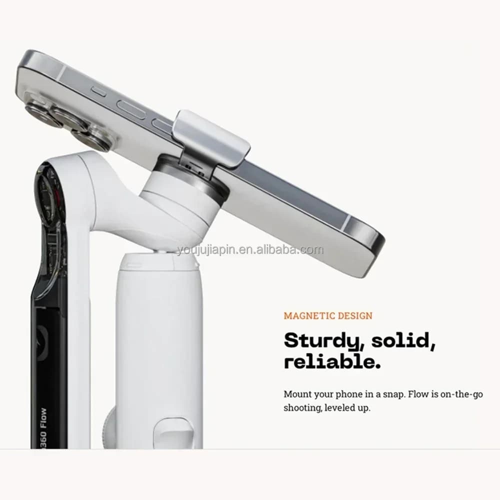 2026 Insta360 Flow AI-Powered Editing Deep Face Tracking 3.0 3-Axis Gimbal Stabilizer For Smartphone Phone