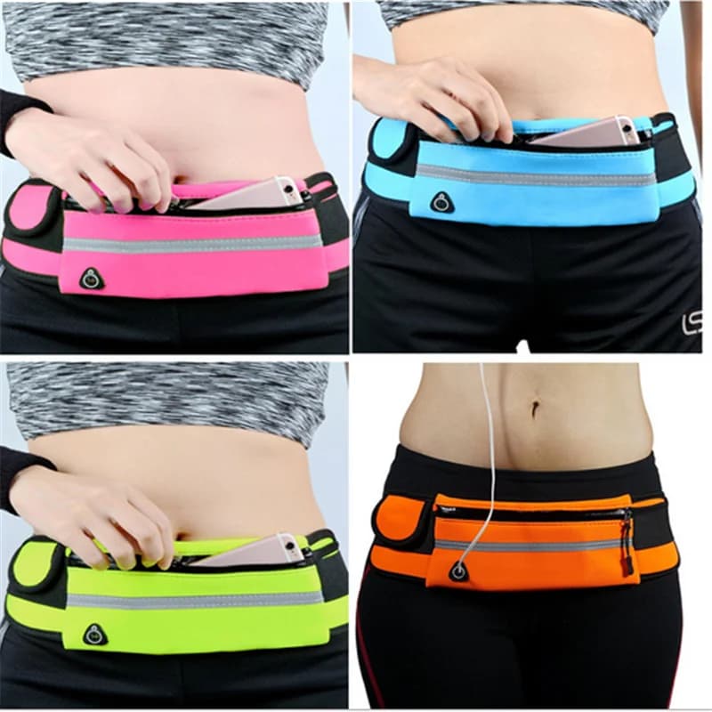 Waterproof Canvas Sports Jogging Portable Outdoor Cell Phone Bag Men Fitness Sport Accessories