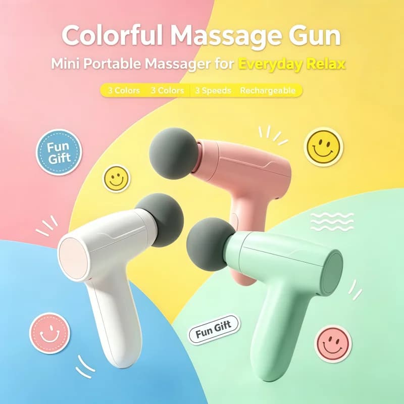 2026New Muscle Mini Massage Gun DeepTissue Handheld Massage Gun Therapy Gun Fascia Gun Massagegun Massagers Handheld Deep Tissue