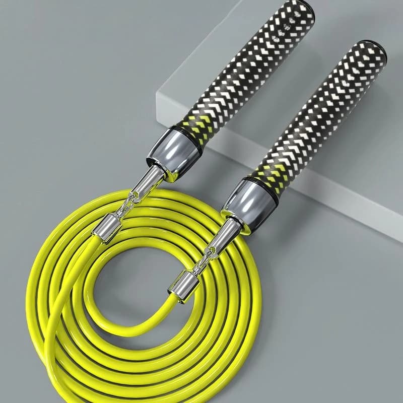Load Jump Rope Entry-level Men's and Women's Exercise, Weight Loss, Fitness Bearings, PVC Wrapped Steel Wire Rope，Body Building