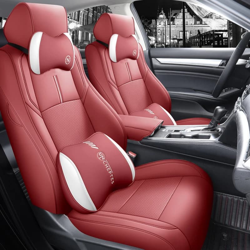 High Quality Luxury Custom Fit Car Seat Covers For Honda Accord 2018-2022 Car interior Decor Styling ideas Breathable Leather
