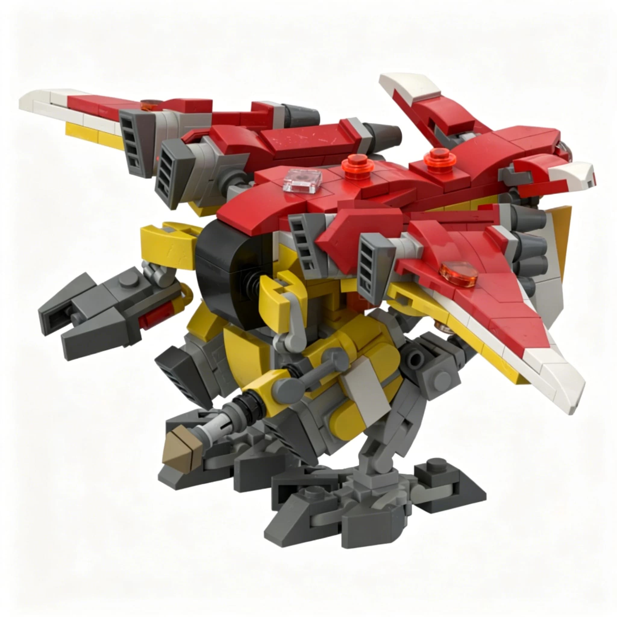 Set di Costruzioni MOC IZ 28A Flame Tanager, 352 Pezzi, Giocattoli Architettonici, Regalo di Natale, Educativo, Fai-da-Te, Mattoncini Creativi per Bambini