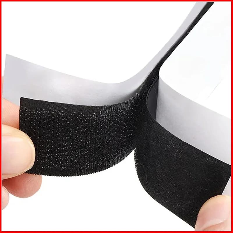 1/5/10M Velcros autoadesivo Double Sided Fastener Heavy Duty Gancio e Anello Nastro Riutilizzabile Magic Sticke Home Office Artigianato FAI DA TE