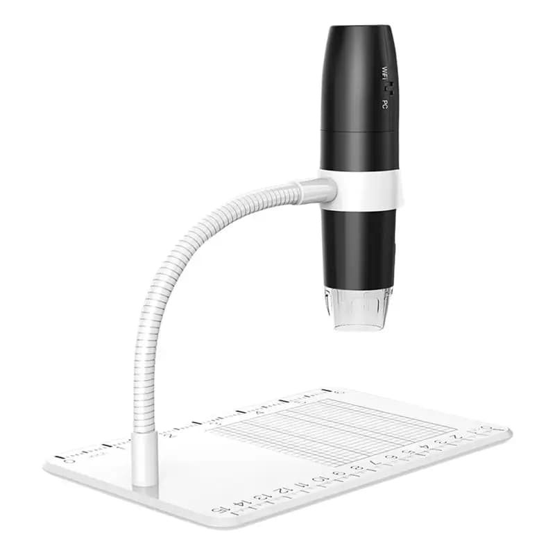 Microscopio Portatile Multifunzionale RABIT AS59~ con 2.0M Pixel Regolabili per Test Capillari e Coltivazione, Nero