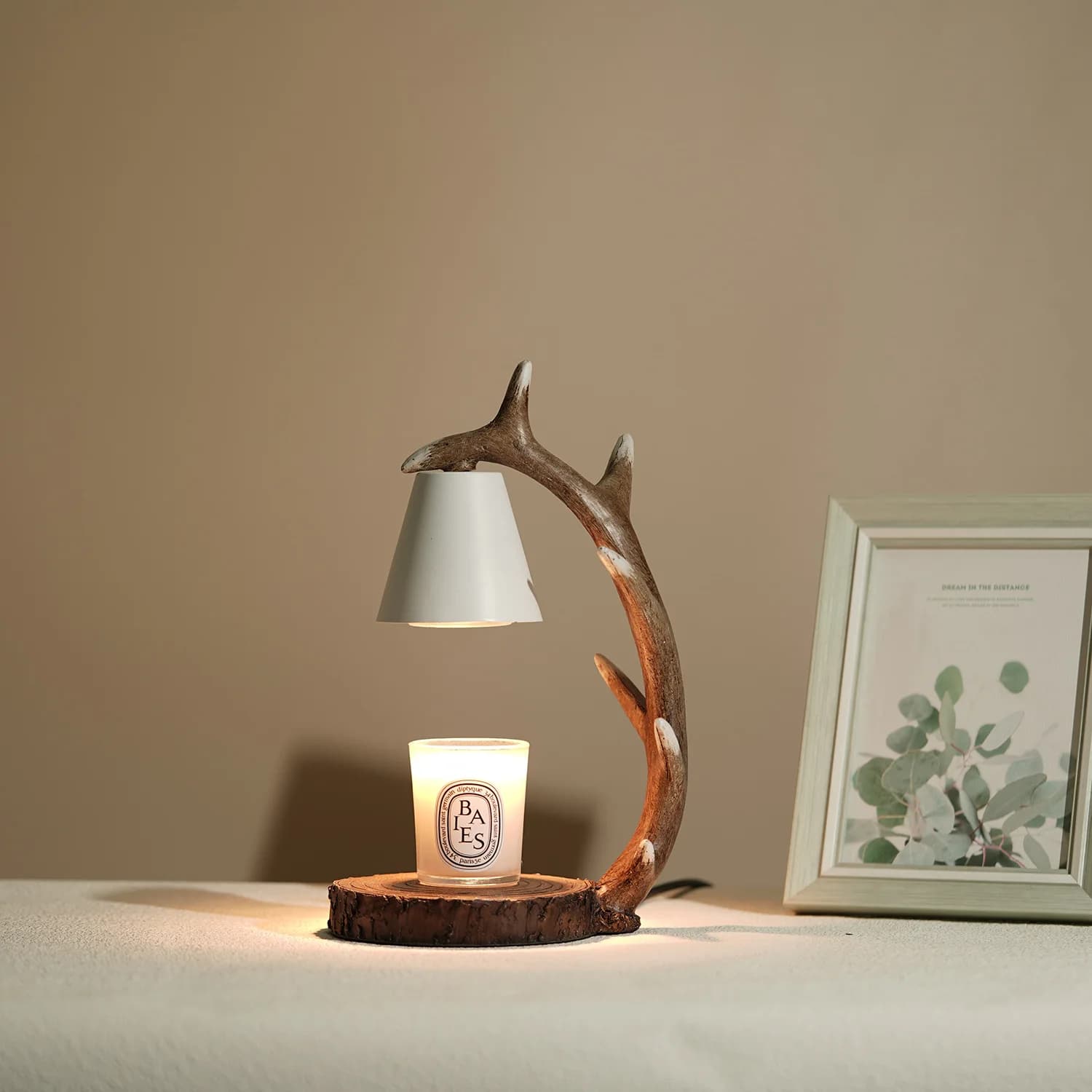 Antlers Aromatherapy Candle Molten Wax Lamp Molten Candle Lamp Wax Molten Wax Lamp Bedroom Desk Decoration Small Table