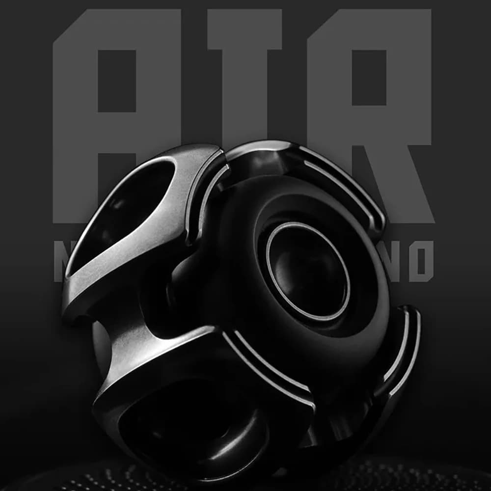LAUTIE Noiz Air-Nano Fidget Spinner Noiz Series Acciaio inossidabile Zirconio EDC Giocattoli per adulti Giroscopio
