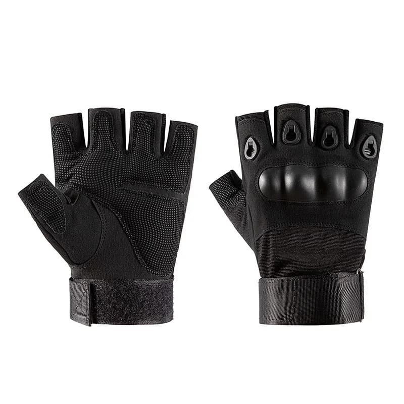 Mid finger tactical gloves with rigid protection for men, breathable and protective for outdoor activities, airsoft, hunting and cycling