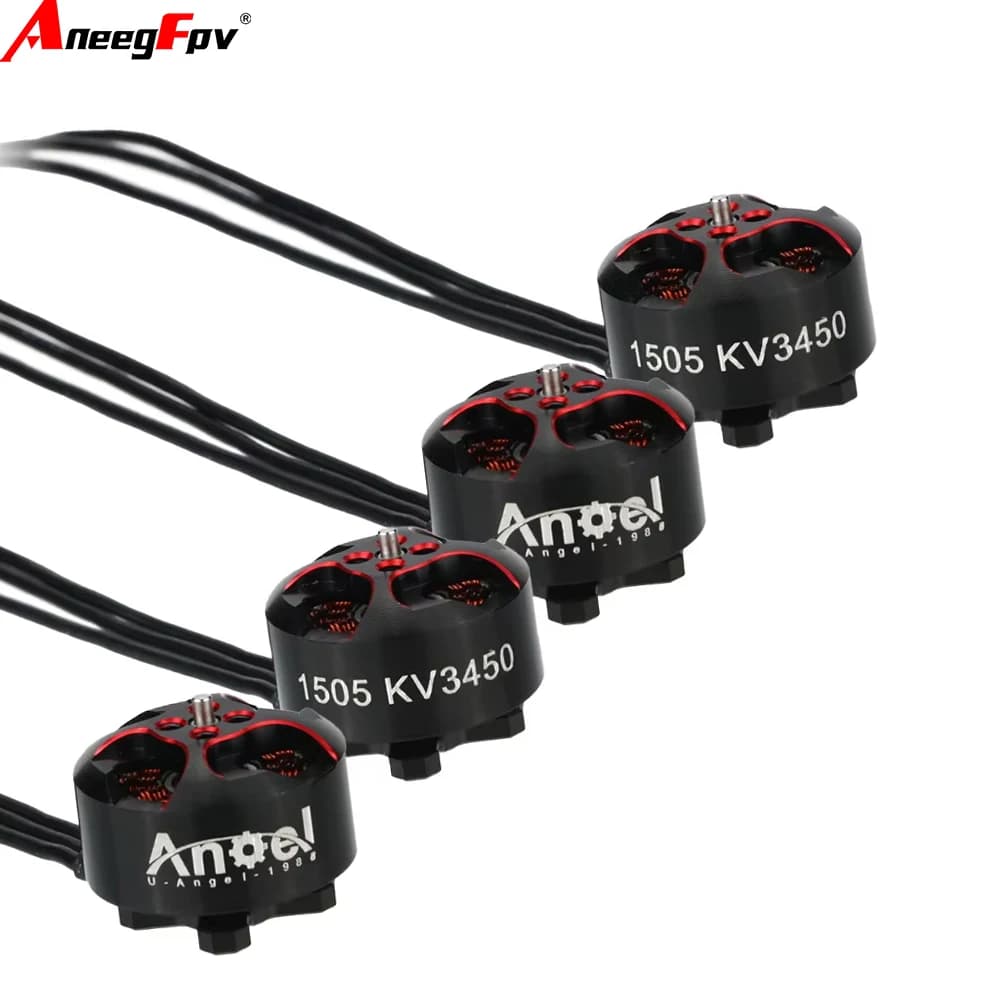 Motore Brushless Angel 1505 3450KV 3-6S per Droni FPV da Corsa a Lungo Raggio 2.5-4 Pollici, Componenti Fai-da-Te