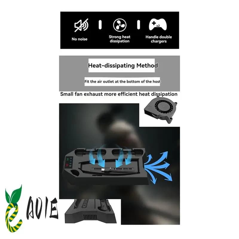 Supporto da gioco Durevole Efficiente dissipazione del calore Gaming Design a doppia funzione Controller in linea per accessori Ps5