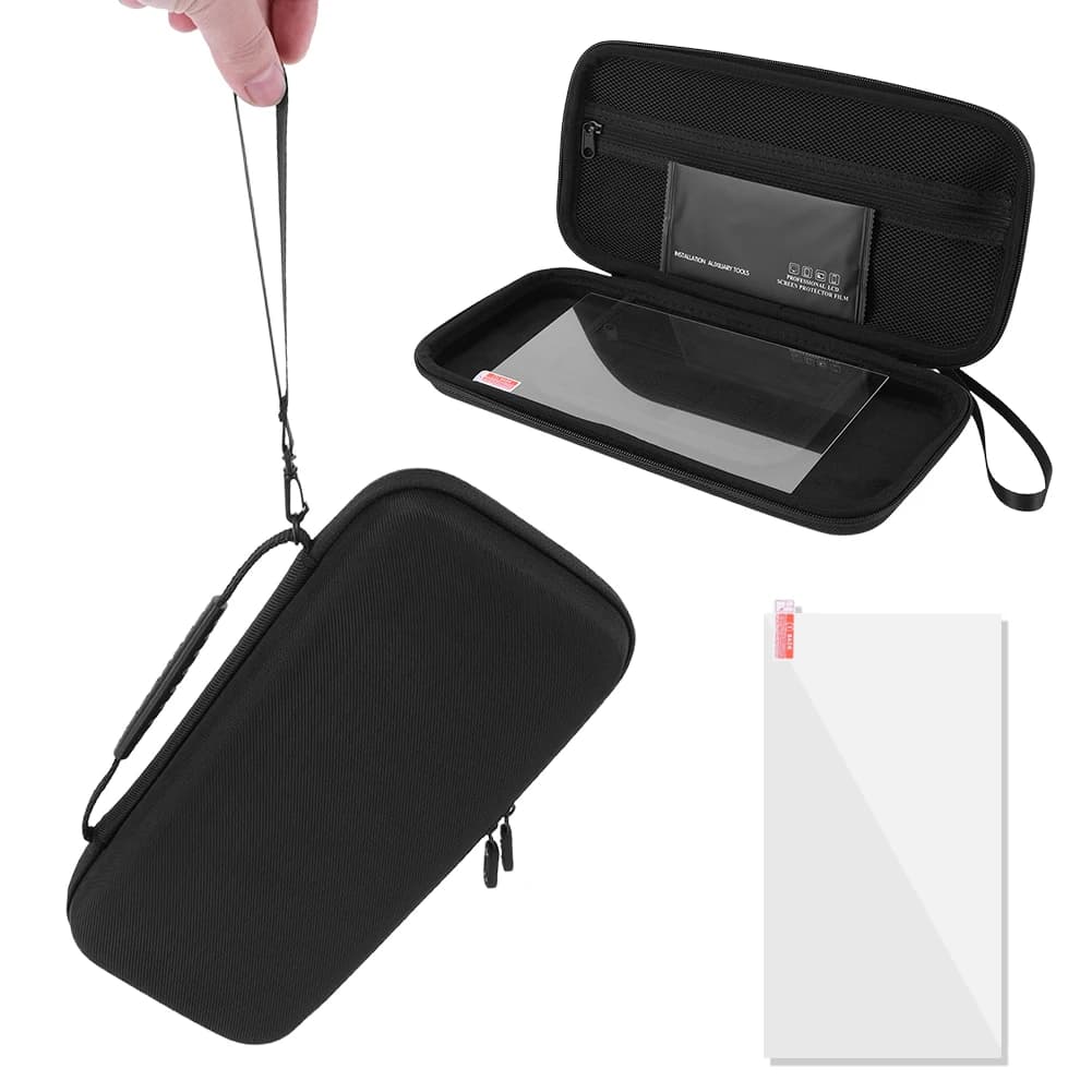 Custodia da trasporto in EVA e protezione per lo schermo per Switch 2 Borsa portaoggetti portatile con 10 carte da gioco Borsa organizer Accessori per giochi