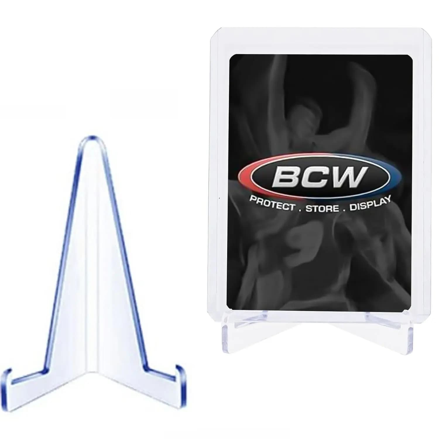 Set di supporti per espositori per carte da gioco Protezioni di supporto Maniche in plastica dura Custodia per trading Baseball Calcio Sport Carte Yugioh