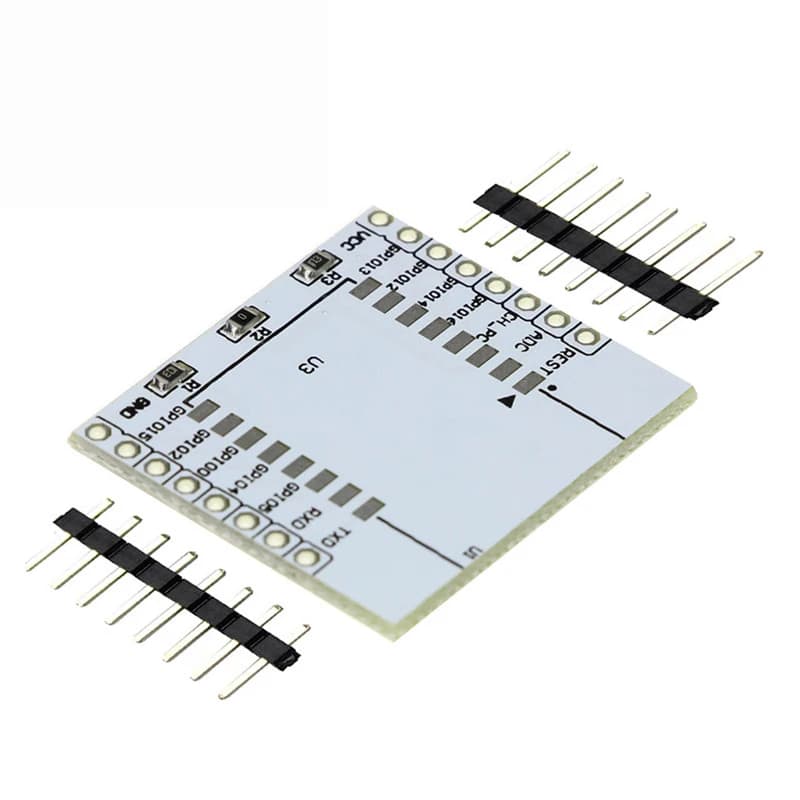 The ESP8266 10-piece serial WIFI module adapter plate applies to ESP-07 wireless card, ESP-12F, ESP-12E for arduino