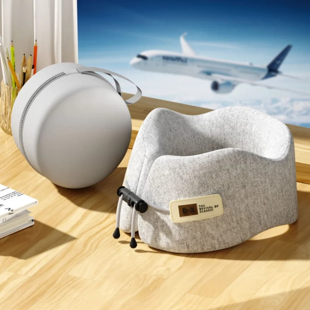 Memory Foam U-Shaped Soft Travel Pillow Massage Neck Pillow Sleeping Car Airplane Pillow Cervical Head Support Soft Headrest