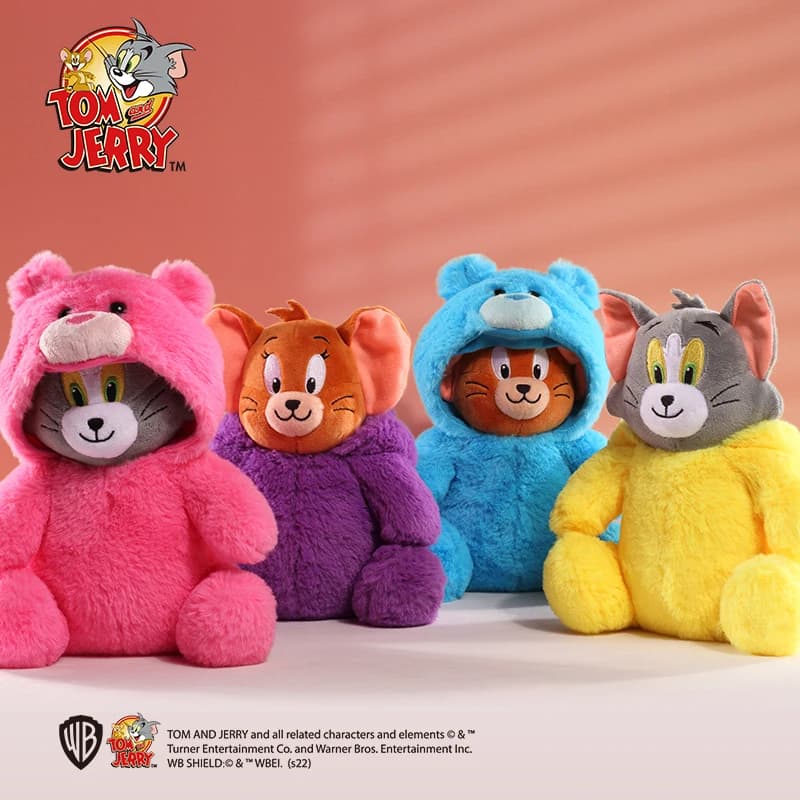 Originale Tom e Jerry Peluche Cosplay Orso Vestiti Cartoon Movie Gatto Topo Peluche Animali di Peluche Bambola Giocattoli Regalo