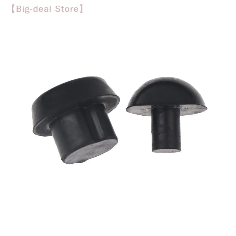 【M】10Pcs Black Billiard Cue Rubber Plug Rubber Billiard Cue Bottom Cover Pool Cue Bottom Bumper Standard Compatibility