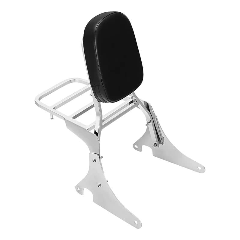 Schienale Sissy Bar per Moto con Portapacchi Compatibile con Kawasaki Vulcan VN400 VN800 1995-2012