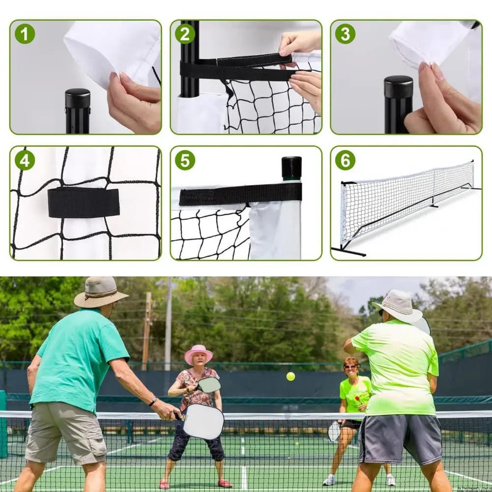 Badminton Volleyball Tennis Pickball Net Peak Ball Net System Ultra-stable Pickleball Net System Portable Indoor Outdoor