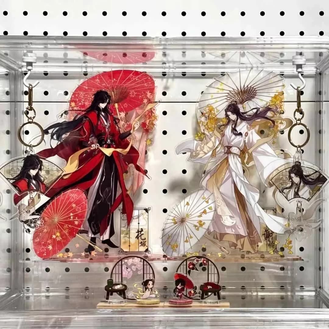 Statuetta in Acrilico del Personaggio Anime 'Blessing of Heaven' - Tian Guan Ci Fu Xie Lian Hua Cheng - Accessorio Decorativo da Scrivania