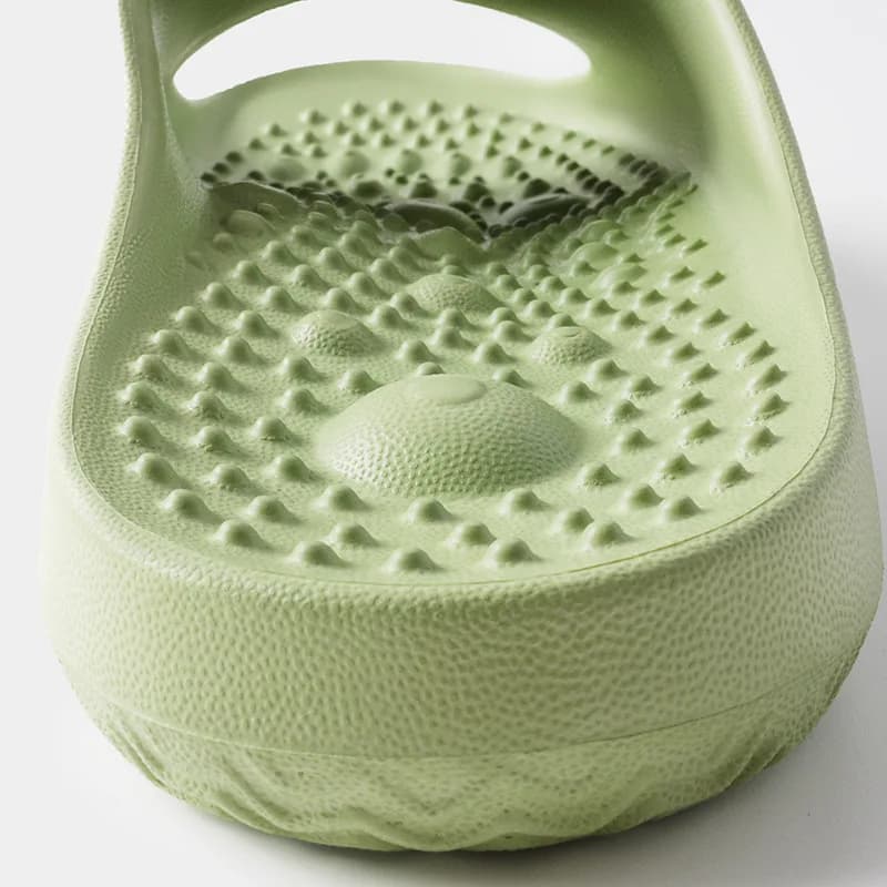 2026 New Arch Support Slippers Men's Flat Foot Acupoint Foot Therapy Home Indoor Non-slip Silent Women's Thick Bottom