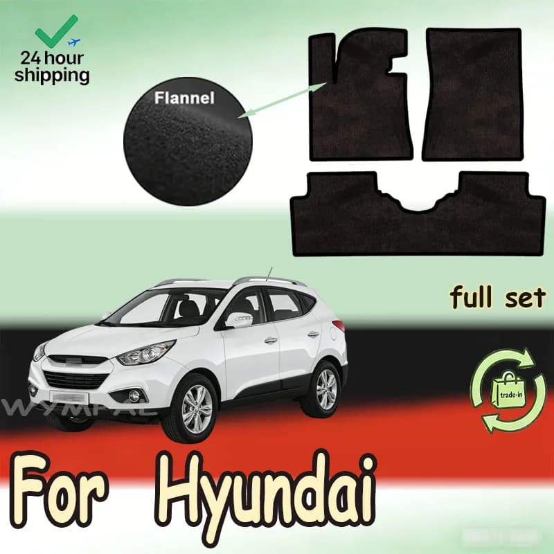 Hyundai Tucson Ix35 LM 2010~2015 car flannel mats, foot mats, linings, interior accessories, stickers