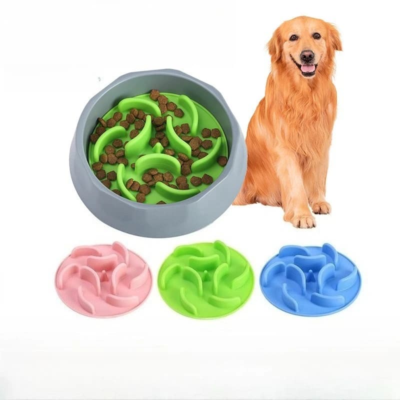 Ciotola Anti-soffocamento per Cani, Alimentazione Lenta, Anti-rovesciamento, Multifunzionale, Accessori per Animali Domestici