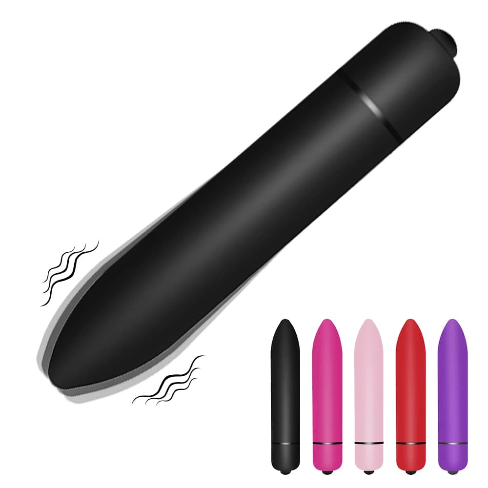 10 modalità piccolo vibratore a pallottola per le donne mini vibratore clitoride massaggiatore vibrante per punto G capezzolo rossetto femminile vibrazione giocattolo del sesso 18