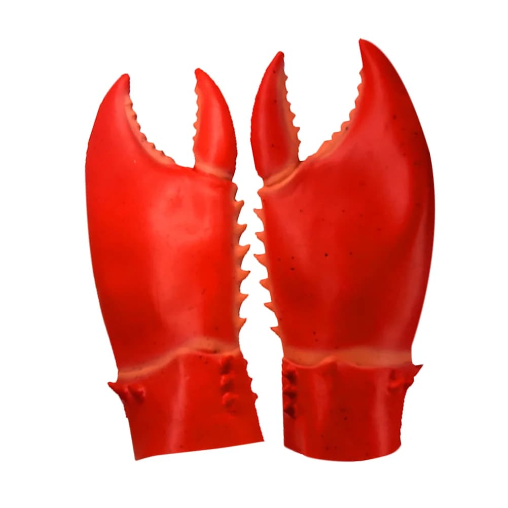 Set di passamontagna per aragosta pinze artiglio di granchio forniture per Cosplay uso quotidiano accessori per costumi di Halloween in lattice