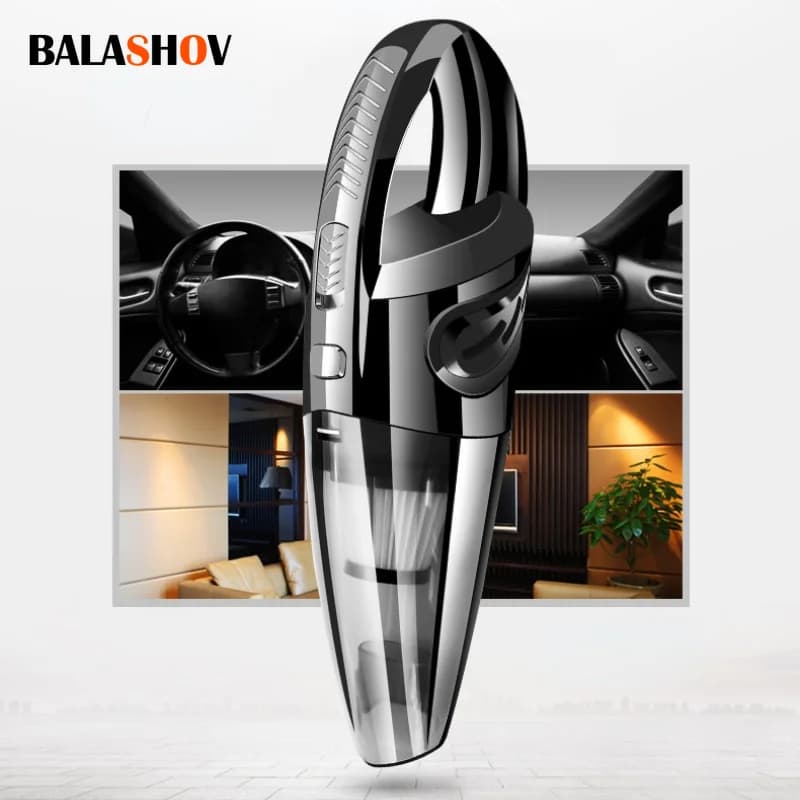 Aspirapolvere portatile senza fili 120W Aspirapolvere portatile senza fili Aspirapolvere manuale per la casa Pratico aspirapolvere con aspirazione super forte per la casa e l'auto