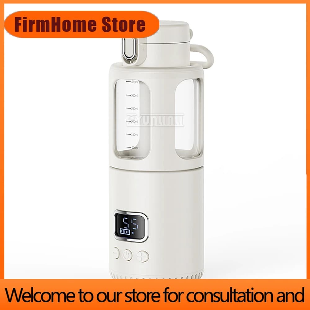 FirmHome Store350ml Electric Kettle Large Capacity Wireless Instant Water Warmer Portable Water Warmer Baby Milk Maker