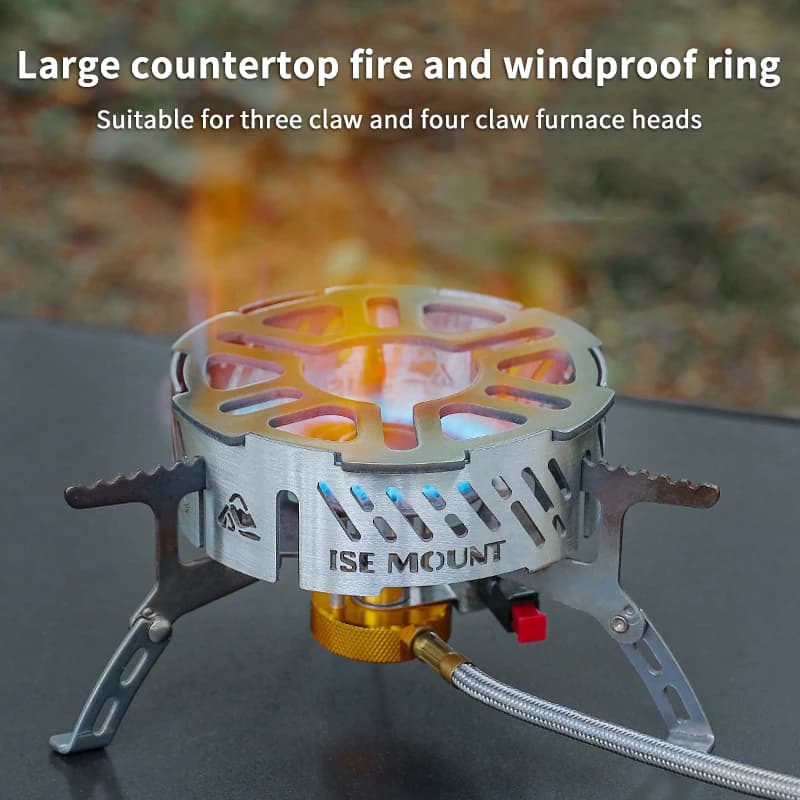 Tablecloth for Portable Camping Stove, High Temperature Resistant Ring, Camping and Picnic Kitchen Accessories, 1 Piece