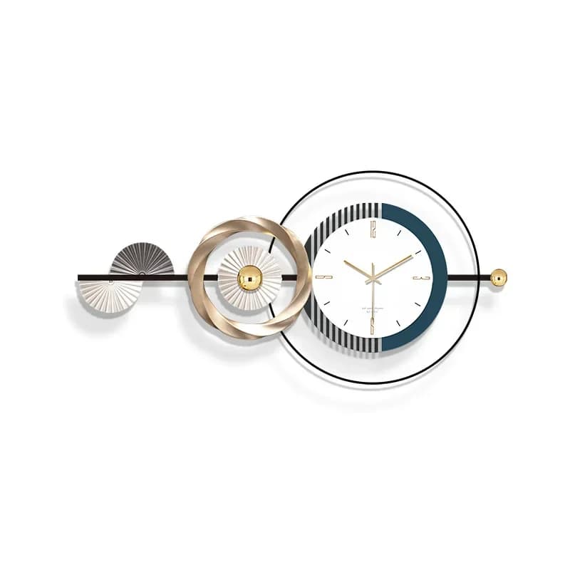 Simple clock, wall clock, living room, creative home, modern decoration, wall mounted fashion, wall lamp, light luxury clock