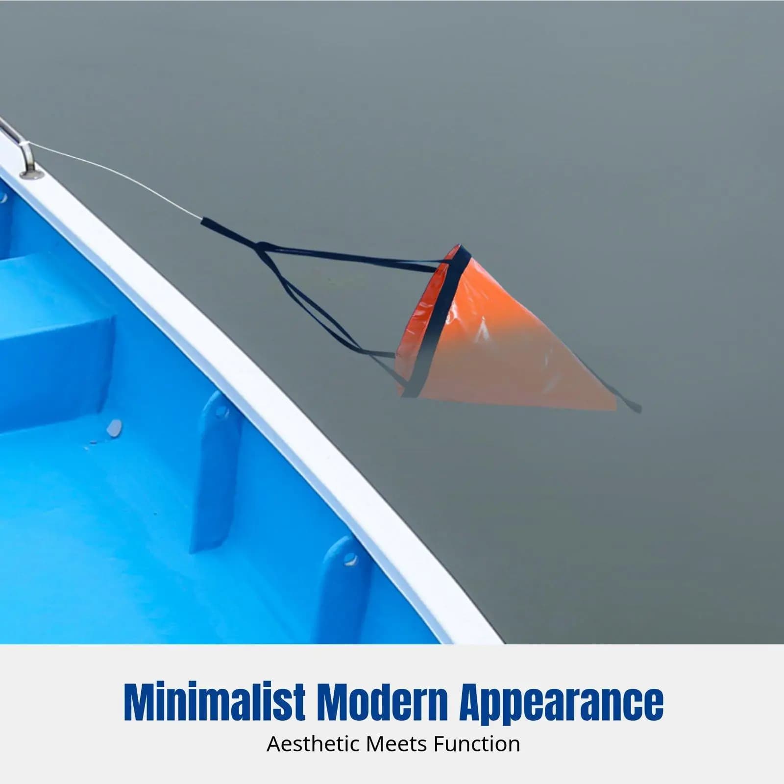 Portable PVC Anchor Boat Accessory for Fishing Kayak Inflatable Boats Marine Storage Solution