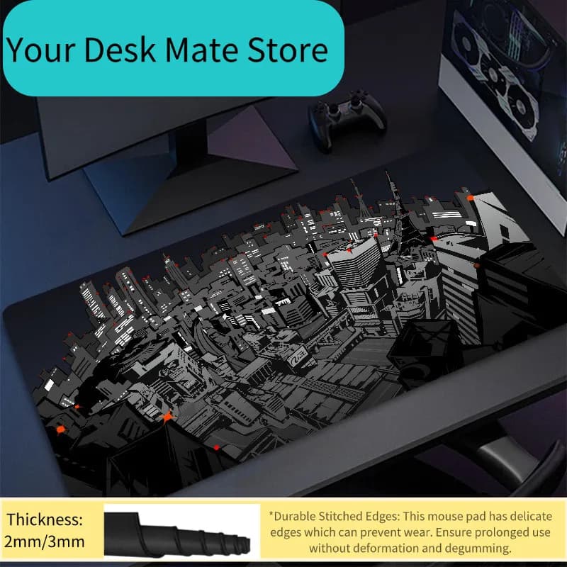 Play Mouse Mat for PC Gamer Person 5 Computer Accessories Deskmat Mausepad Anti-slip Mat Mouse Pads Keyboard Carpets