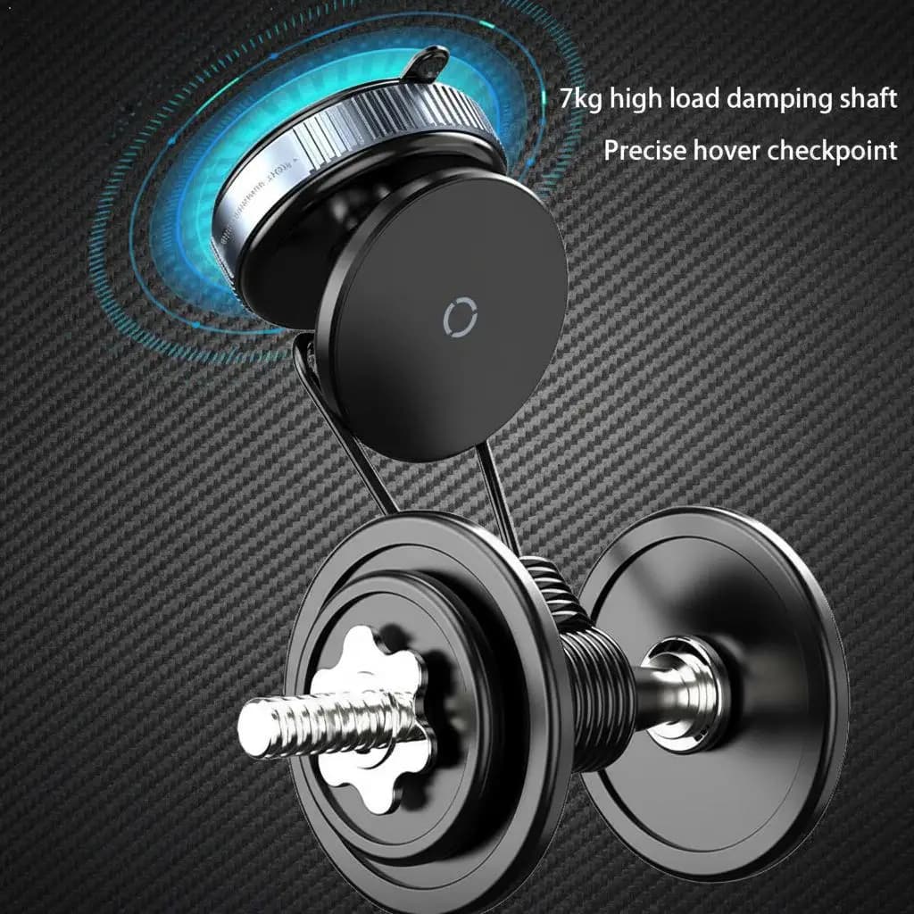 Supporto Magnetico per Telefono da Auto con Caricatore Wireless, Specchio, Supporto per Palestra, Bagno e Doccia per iPhone