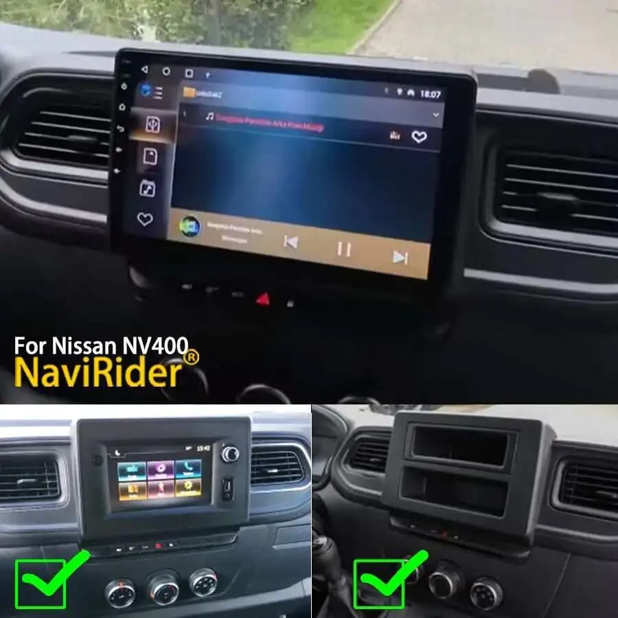 Android 15 For Renault Master Nissan NV400 Opel Movano 2 2019 2020 2021 2022 2023 Multimedia Stereo Wireless Carplay 4G Wifi GPS