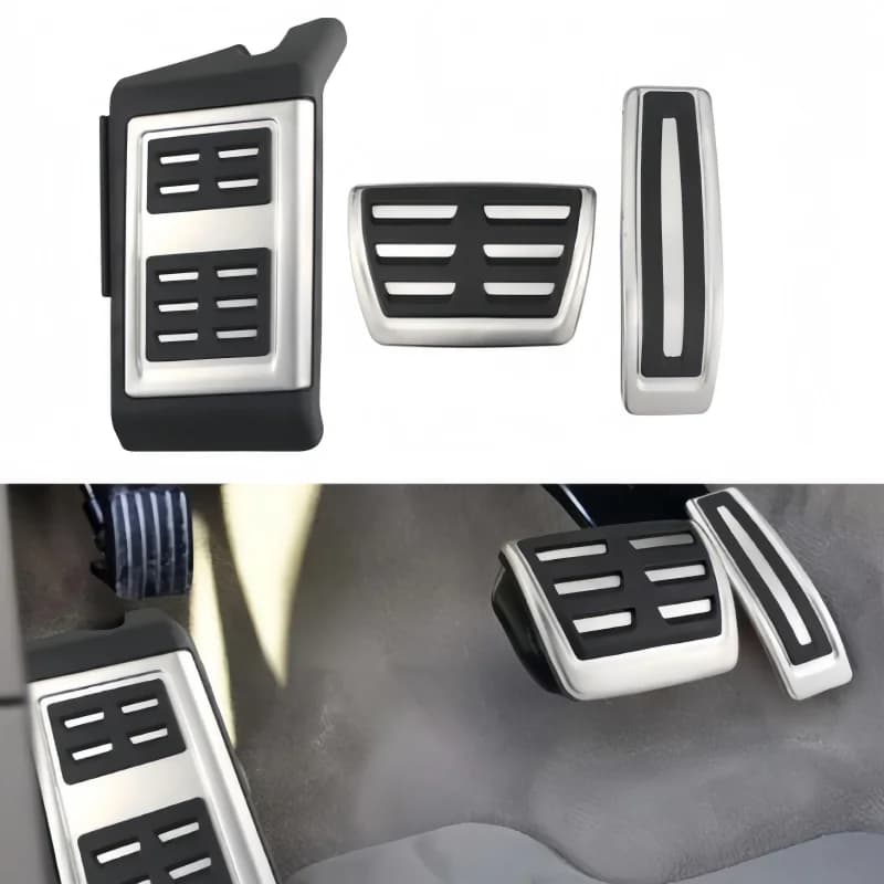 Copertura pedali auto per Audi Q7 SQ7 2006 - 2015 Acceleratore Pedale freno a gas Poggiapiedi Pedale morto Pad Accessori interni antiscivolo