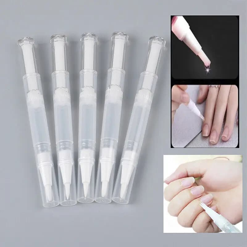 Penna twist-up vuota da viaggio da 5ml con contenitore cosmetico per pennelli per riempitivo di vernice per rossetto per smalto per unghie