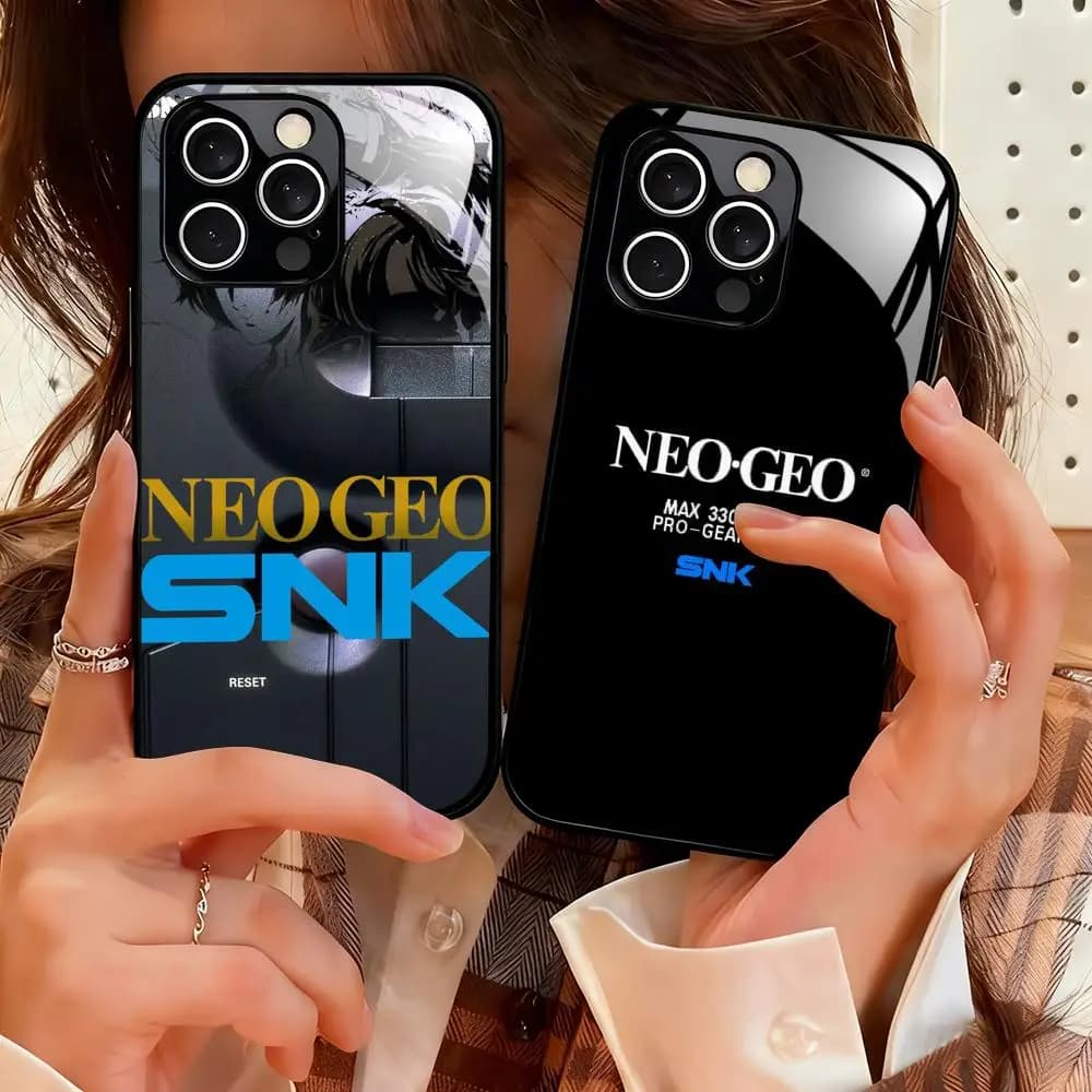SNK Neo geo Phone Case For iPhone 17 16 15 14 13 12 11 X XR XS 8 Plus Mini Pro Max Glass Magnetic Phone Case