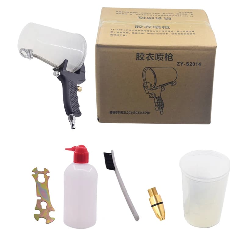 ZY8037/S2014 Pistola a spruzzo portatile per rivestimento in gel Colla per vetro da 5,0 mm Speciale resina epossidica sprayabile Tramoggia in resina FRP/Pistola a spruzzo per colla