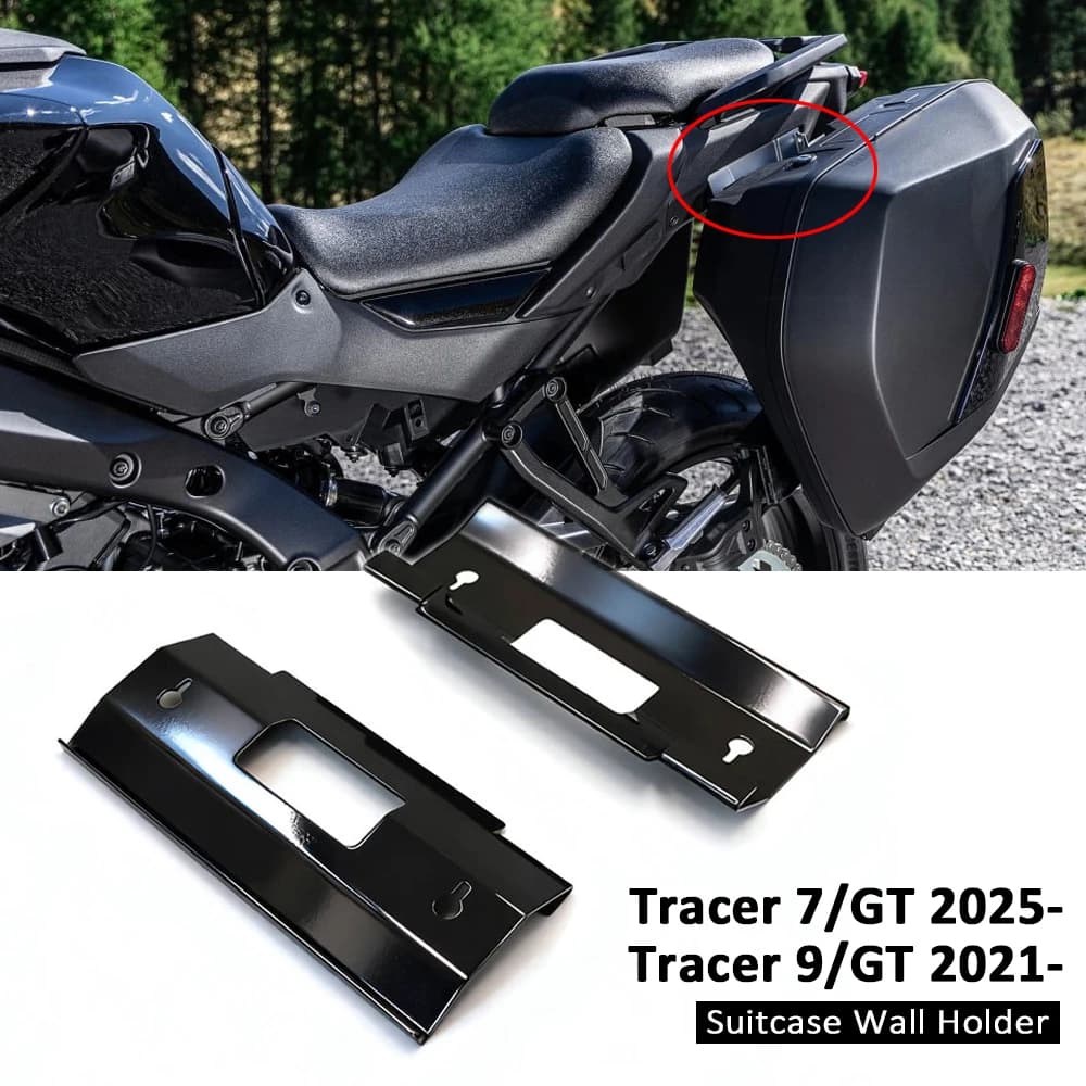 For Yamaha Tracer 9 GT Side Cases Mounting Brackets Tracer 7 GT Side Box Rack Wall Storage Tracer7 Valigia Wall Support