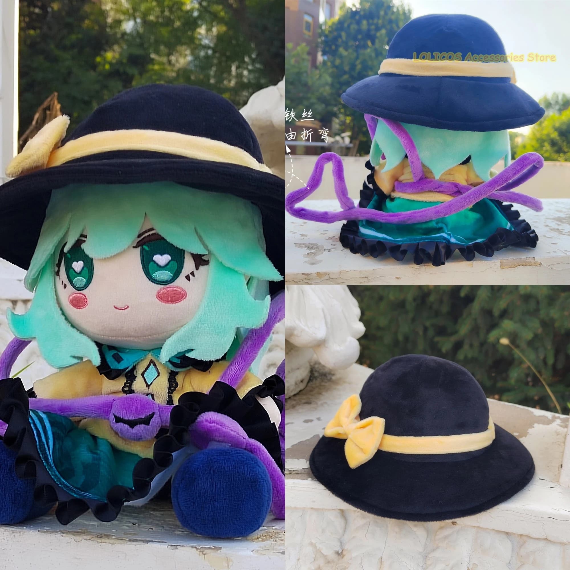 29CM Komeiji Koishi Cute Fumo Series Touhou Project Cotton Doll Cartoon Figure Sitting Pillow Plushie Anime Cosplay Mascot Gifts