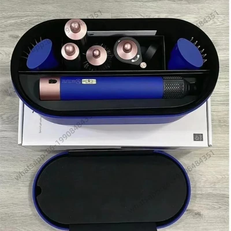 Ferro arricciacapelli multifunzione HS05 in offerta speciale con confezione regalo 5 in 1, completo di accessori per arricciare i capelli lunghi.