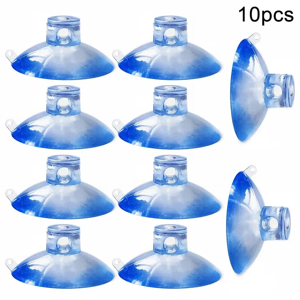 10 pezzi testa di fungo ventose trasparenti dado a pollice ventose a vuoto forti PVC cucina bagno finestra parete ganci per auto