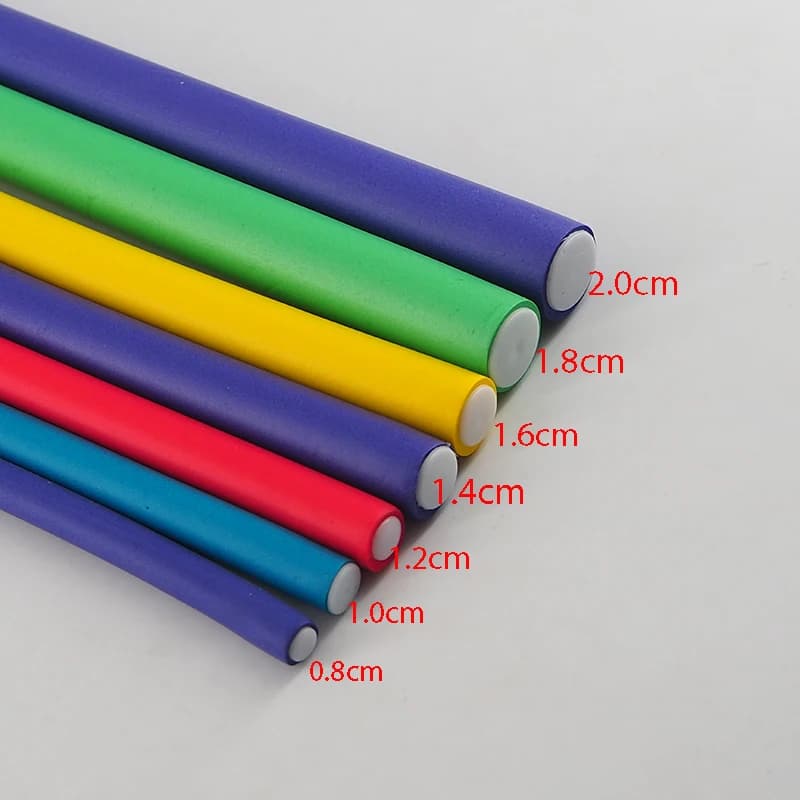 10 pcs Heat-Free Hair Rollers Soft sponge Rod for curling Hair foam Bendy Twist Hairstyles for DIY Hairdressing Tools