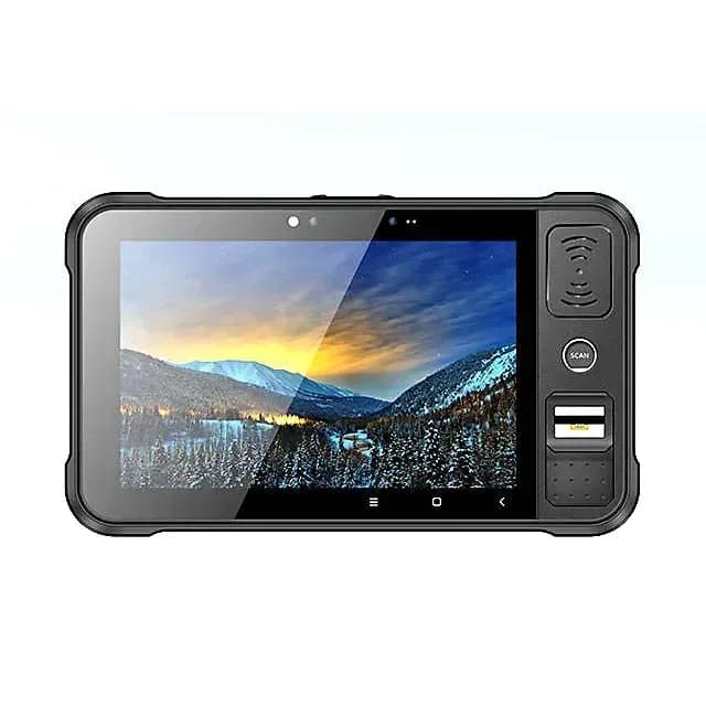 8 inch Android Chainway P80 Tablet with face scanner, NFC/HF/UHF, industrial tablet with RFID reader.
