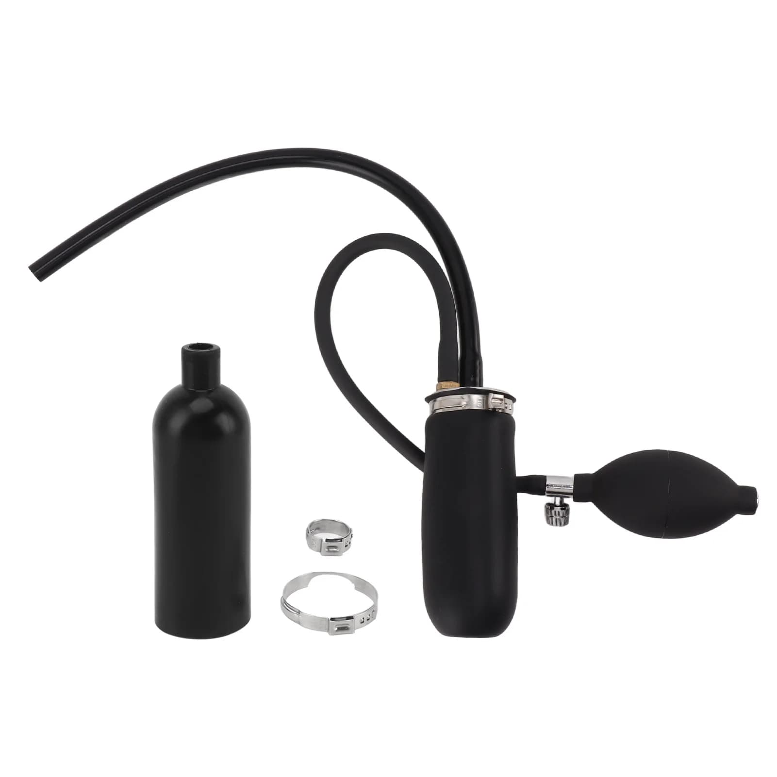 Adattatore universale di facile aspirazione diagnosi rapida rilevatore di fumo vescica sigillatura forte con 2 morsetti per la diagnostica del fumo
