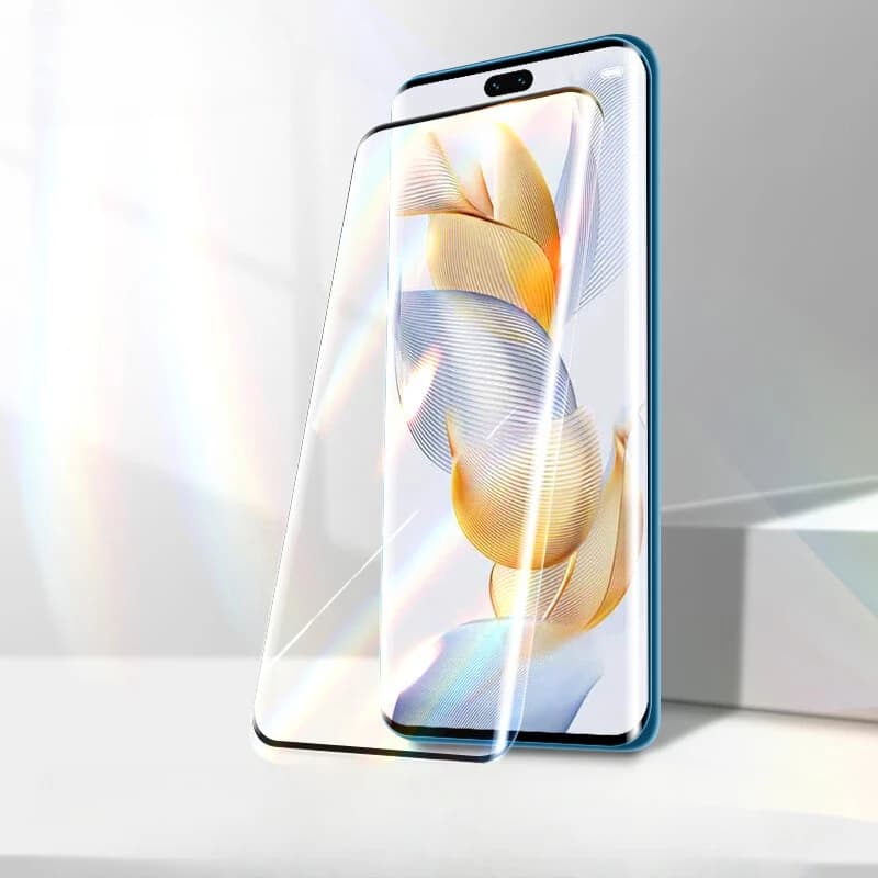 Vetro temperato 9H per Huawei Honor 90 Pro Proteggi schermo curvo 3D su Honor90 90Pro Vetro trasparente anti luce blu