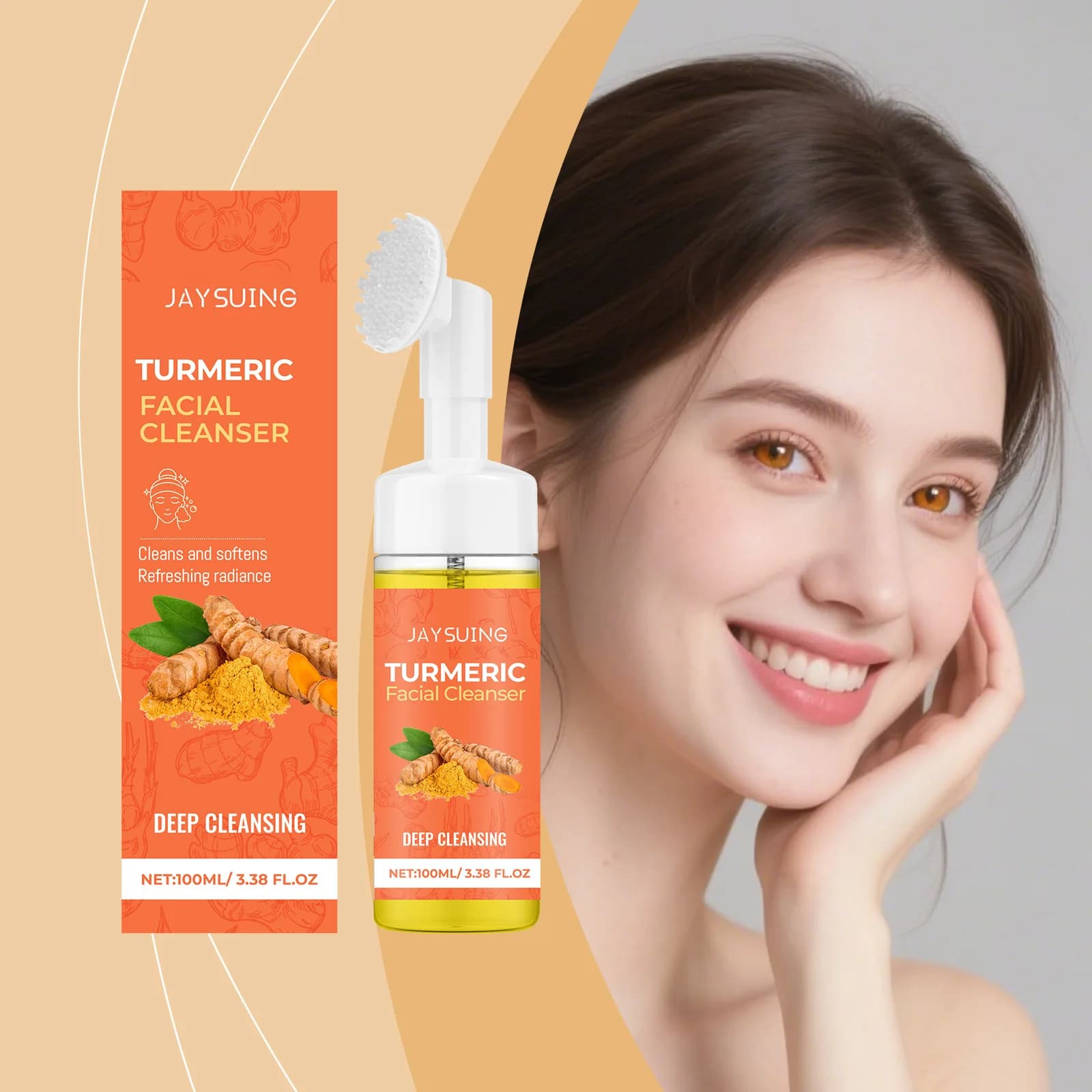 Deep Cleansing Mousse Prevents Pore Block Reduces Acne Relieves Dirt Detergent refreshing exfoliating face