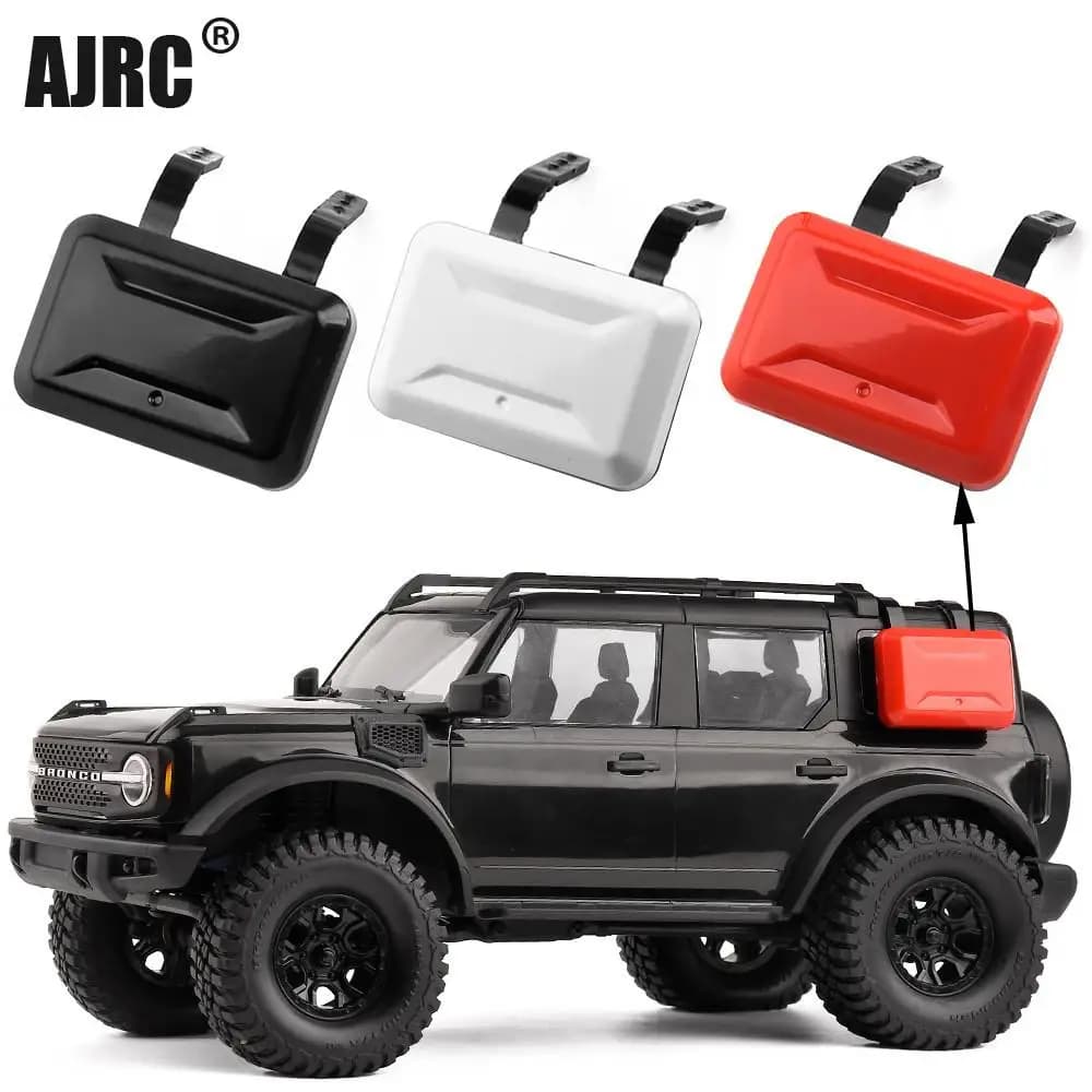 RC Dream 1/18 1/24 1/12 Zaino con finestra laterale e cassetta degli attrezzi laterale per parti opzionali di aggiornamento del corpo TRX4M SCX24 # 18R006-W/R/B